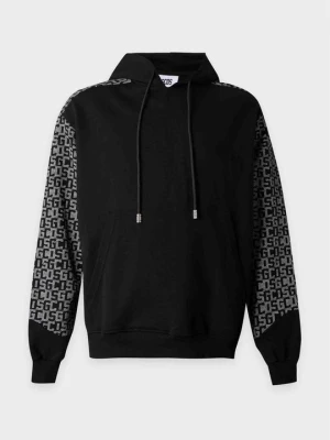Bluza z kapturem GCDS czarny