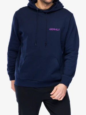 Bluza z kapturem Gramicci Carabiner Hooded Sweatshirt - navy