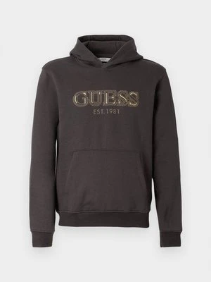Bluza z kapturem Guess brązowy