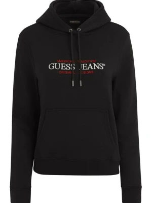 Bluza z kapturem Guess czarny