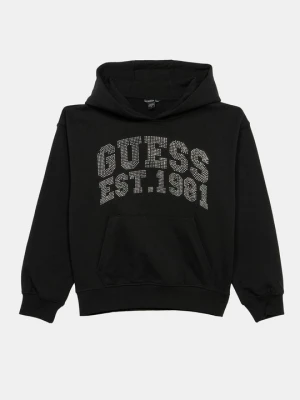 Bluza z kapturem Guess czarny