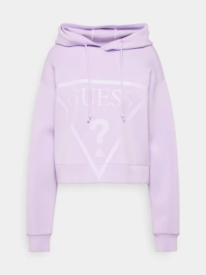 Bluza z kapturem Guess liliowy