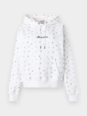 Bluza z kapturem Guess mleczny