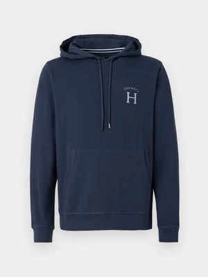 Bluza z kapturem Hackett London granatowy