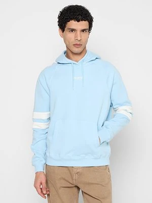Bluza z kapturem Hollister Co. jasnoniebieski