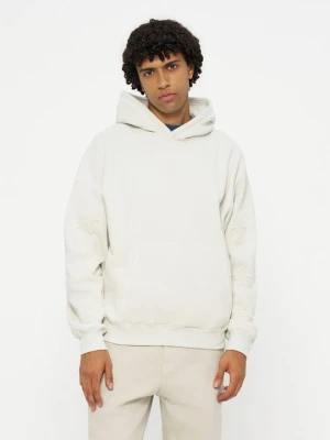 Bluza z kapturem Hollister Co. mleczny