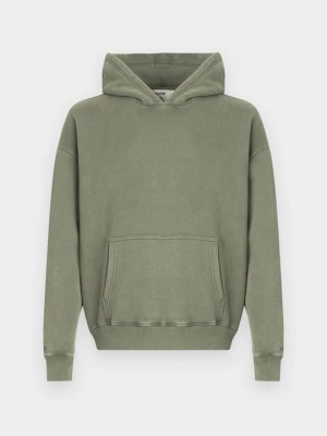 Bluza z kapturem Hollister Co. oliwkowy