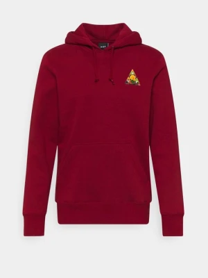 Bluza z kapturem HUF ciemnoczerwony
