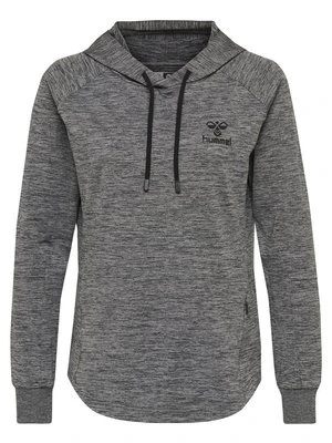 Bluza z kapturem Hummel ciemnoszary melanż