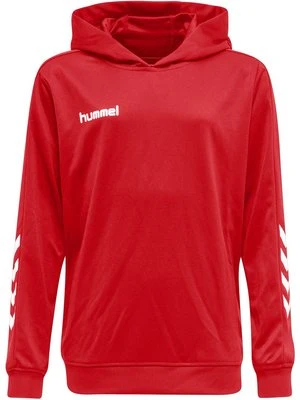 Bluza z kapturem Hummel ciemnoczerwony