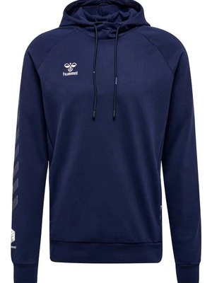 Bluza z kapturem Hummel niebieski