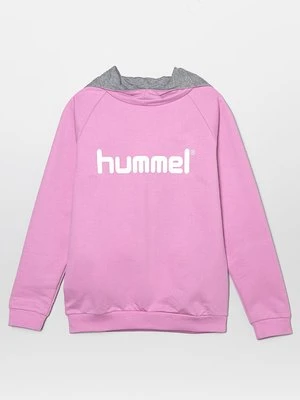 Bluza z kapturem Hummel jasnoróżowy