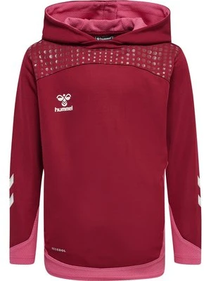 Bluza z kapturem Hummel czerwony