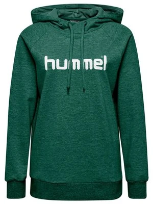 Bluza z kapturem Hummel zielony