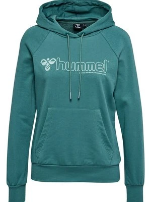 Bluza z kapturem Hummel ciemnozielony