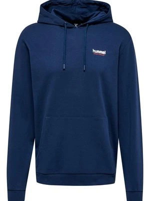 Bluza z kapturem Hummel niebieski