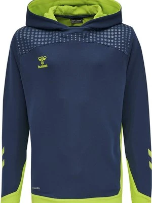Bluza z kapturem Hummel niebieski