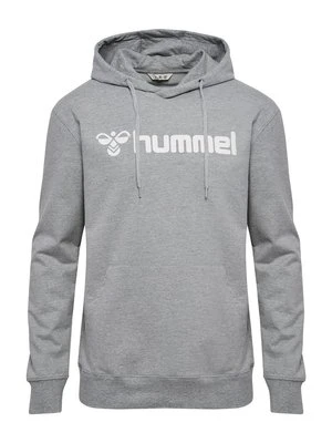 Bluza z kapturem Hummel szary
