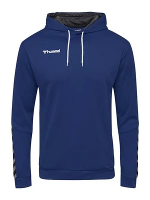 Bluza z kapturem Hummel niebieski