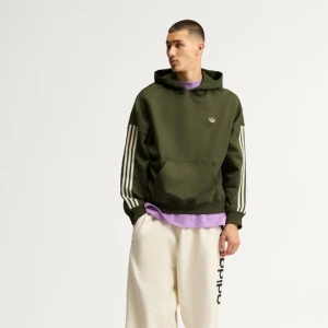 Bluza z kapturem i 3 paskami adiSignature Adidas zielony