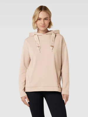 Bluza z kapturem i detalami z logo Joop!