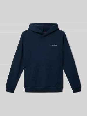 Bluza z kapturem i detalami z logo Tommy Hilfiger Teens
