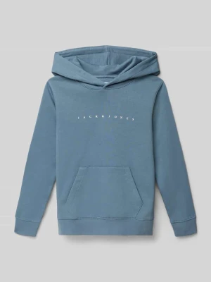 Bluza z kapturem i detalem z logo model ‘ESTAR’ jack & jones