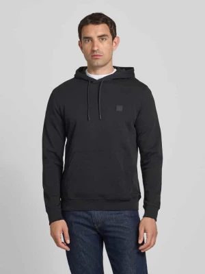 Bluza z kapturem i detalem z logo model ‘Wetalk’ Boss Orange