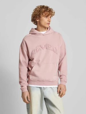 Zdjęcie produktu Bluza z kapturem i detalem z logo REVIEW