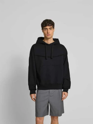 Bluza z kapturem i kieszenią kangurką ISNURH Czarny