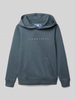 Bluza z kapturem i kieszenią kangurką jack & jones
