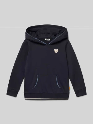 Bluza z kapturem i kieszenią kangurką Steiff