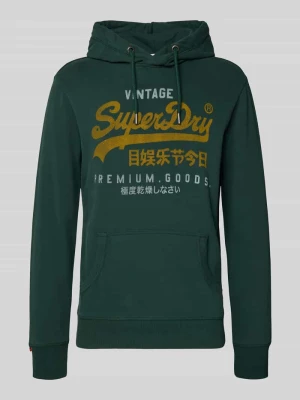 Bluza z kapturem i kieszenią kangurką Superdry