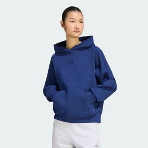 BLUZA Z KAPTUREM I MAŁYM LOGO ADIDAS KIT Dark Blue