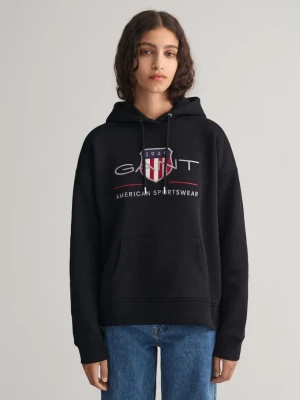 Bluza z kapturem i motywem tarczy GANT