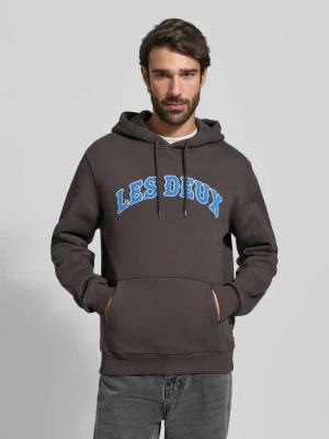 Bluza z kapturem i nadrukiem z logo model ‘Brady’ Les Deux