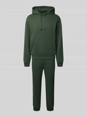 Bluza z kapturem i nadrukiem z logo model ‘Dayote’ HUGO