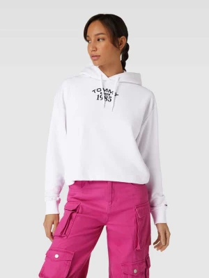 Bluza z kapturem i nadrukiem z logo model ‘ESSENTIAL’ Tommy Jeans