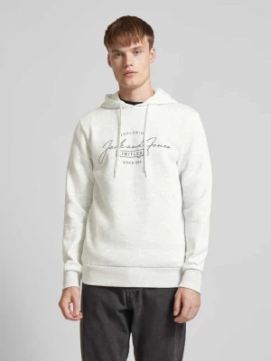 Bluza z kapturem i nadrukiem z logo model ‘FERRIS’ jack & jones