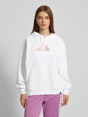 Bluza z kapturem i nadrukiem z logo model ‘Holiday’ ADIDAS SPORTSWEAR