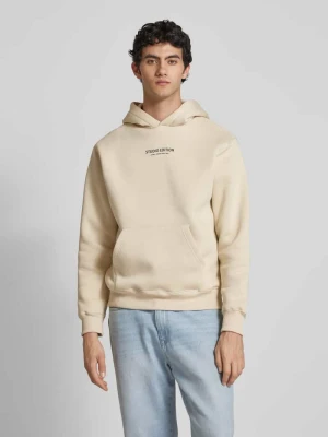 Bluza z kapturem i nadrukiem z logo model ‘Studio Edition’ alpha industries