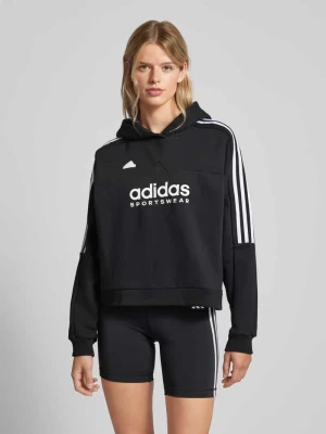 Bluza z kapturem i nadrukiem z logo model ‘TIRO’ ADIDAS SPORTSWEAR