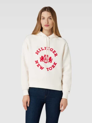 Bluza z kapturem i nadrukiem z logo model ‘VARSITY’ Tommy Hilfiger