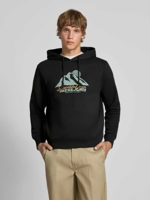 Bluza z kapturem i nadrukiem z motywem model ‘SUN’ jack & jones