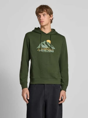Bluza z kapturem i nadrukiem z motywem model ‘SUN’ jack & jones