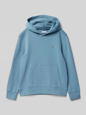 Bluza z kapturem i naszywką z logo Lacoste