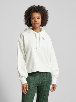 Bluza z kapturem i naszywką z logo Lacoste Sport