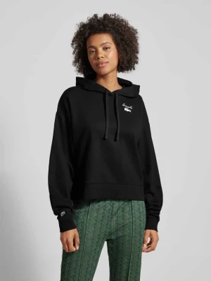 Bluza z kapturem i naszywką z logo Lacoste Sport