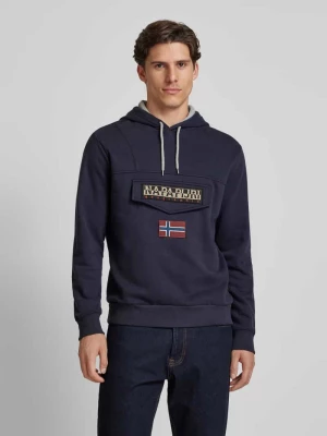 Bluza z kapturem i naszywką z logo model ‘BURGEE’ Napapijri