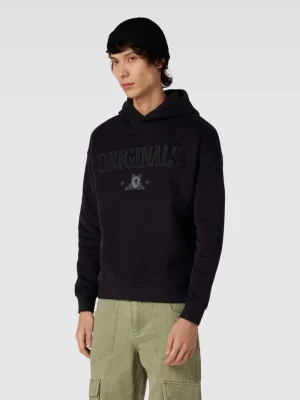 Bluza z kapturem i obniżonymi ramionami model ‘JORSHADOW’ jack & jones